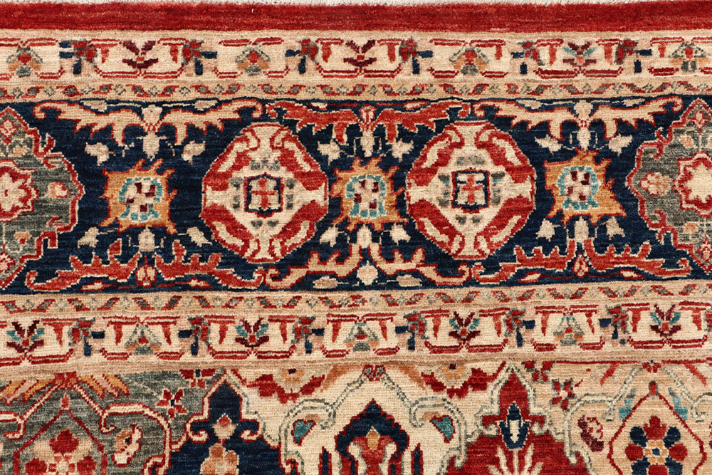 Multi Colored Ziegler 6' 4 x 9' 7 - No. 53663 - ALRUG Rug Store