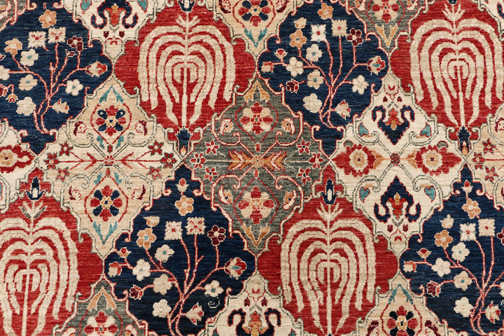 Multi Colored Ziegler 6' 4 x 9' 7 - No. 53663 - ALRUG Rug Store