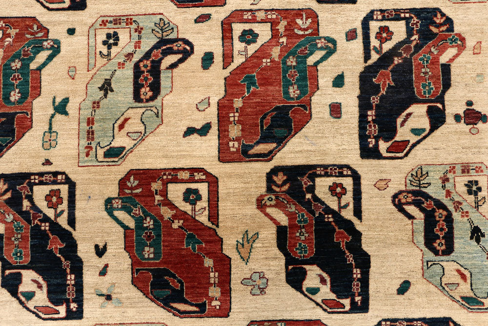 Blanched Almond Ziegler 6' 8 x 9' 11 - No. 53665 - ALRUG Rug Store