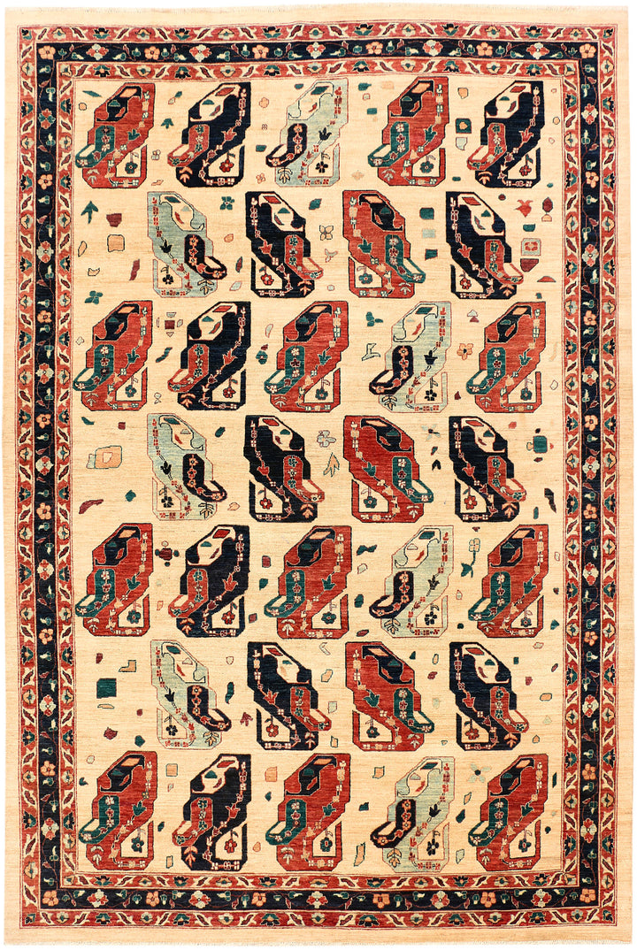 Blanched Almond Ziegler 6' 8 x 9' 11 - No. 53665 - ALRUG Rug Store