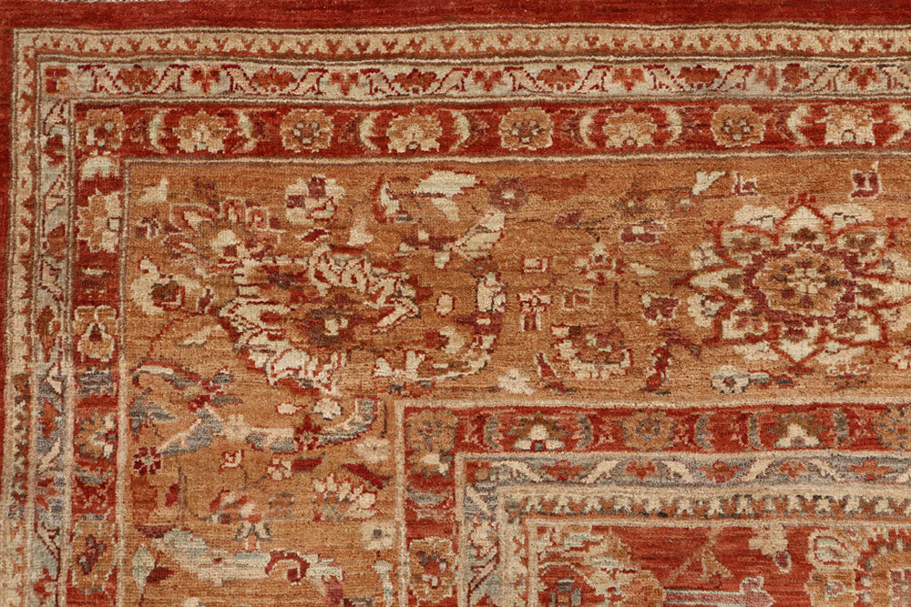 Firebrick Ziegler 8' 10 x 7' 11 - No. 53676 - ALRUG Rug Store