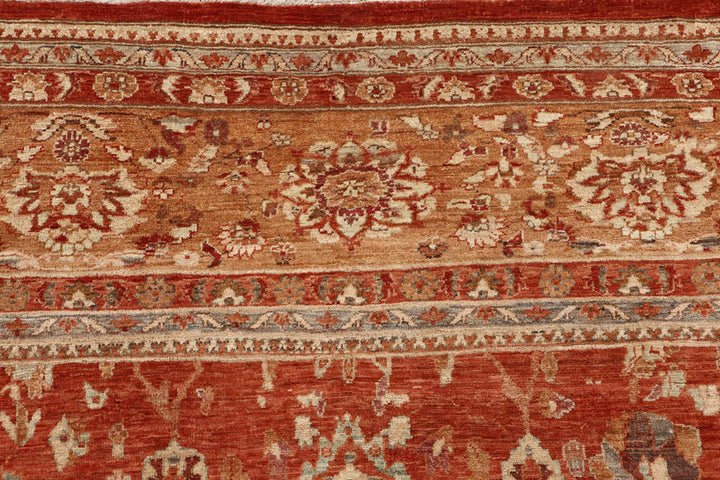 Firebrick Ziegler 8' 10 x 7' 11 - No. 53676 - ALRUG Rug Store