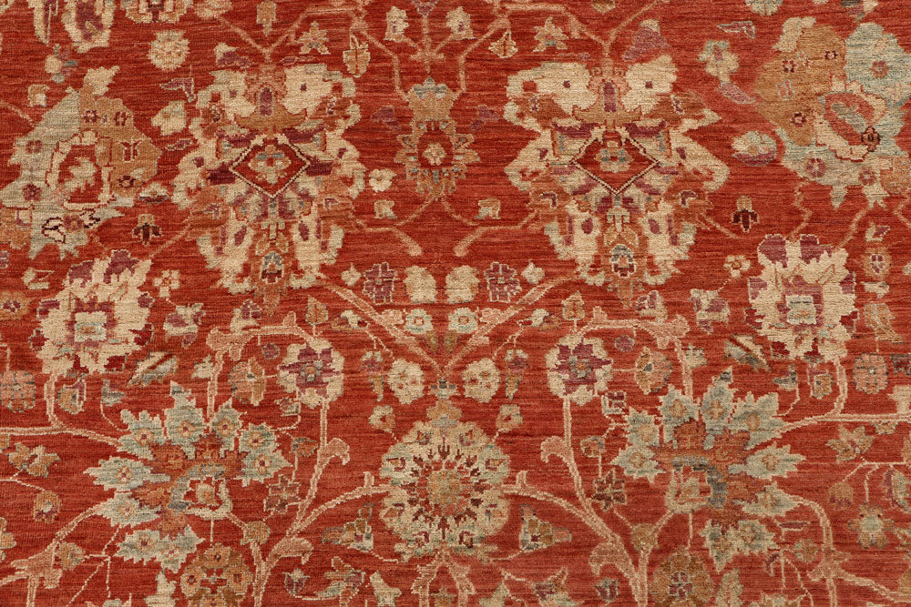 Firebrick Ziegler 8' 10 x 7' 11 - No. 53676 - ALRUG Rug Store