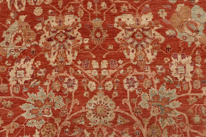 Firebrick Ziegler 8' 10 x 7' 11 - No. 53676 - ALRUG Rug Store