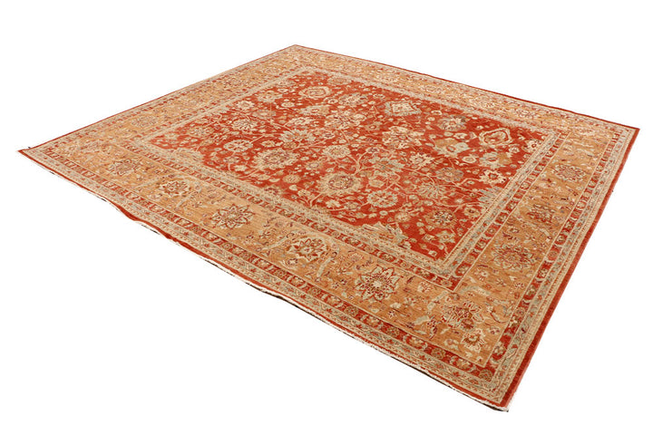Firebrick Ziegler 8' 10 x 7' 11 - No. 53676 - ALRUG Rug Store