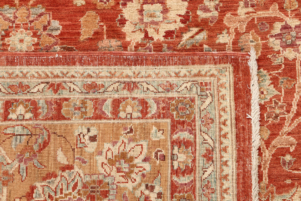 Firebrick Ziegler 8' 10 x 7' 11 - No. 53676 - ALRUG Rug Store