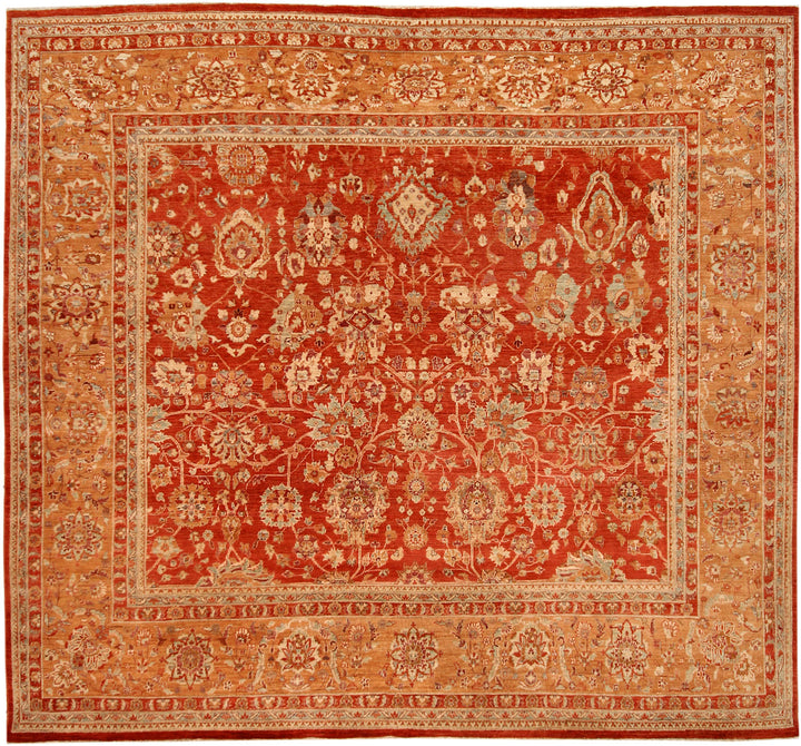 Firebrick Ziegler 8' 10 x 7' 11 - No. 53676 - ALRUG Rug Store