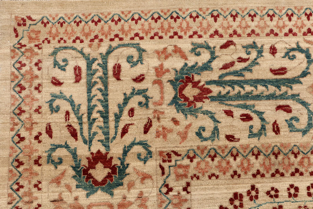 Wheat Ziegler 8' x 9' 7 - No. 53677 - ALRUG Rug Store