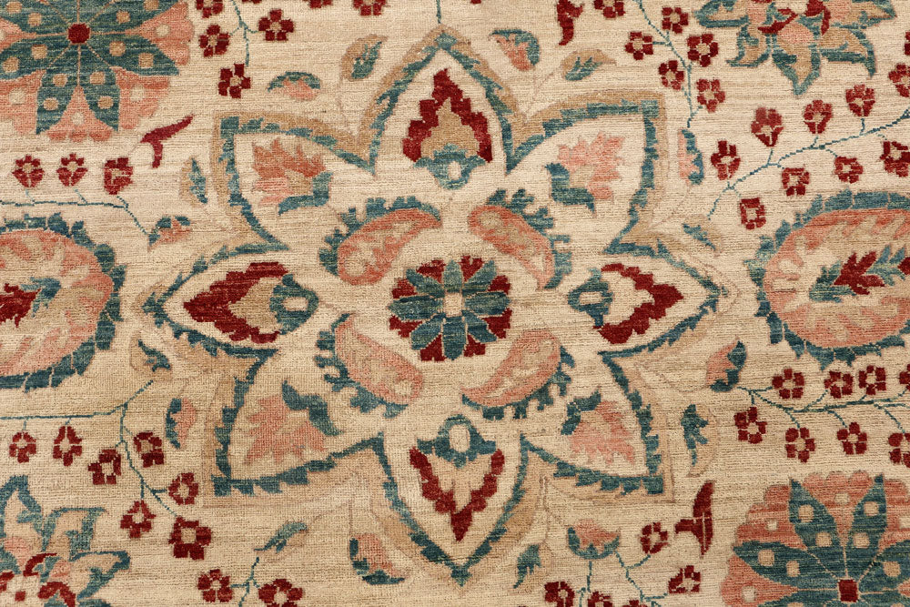 Wheat Ziegler 8' x 9' 7 - No. 53677 - ALRUG Rug Store