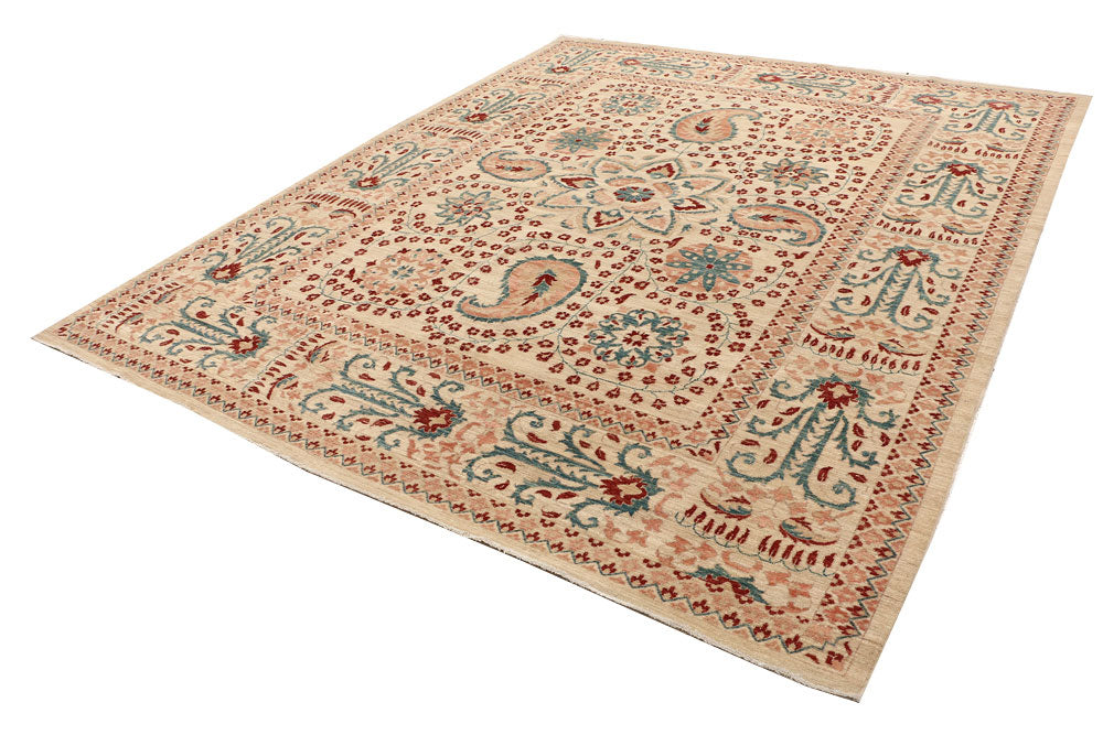 Wheat Ziegler 8' x 9' 7 - No. 53677 - ALRUG Rug Store