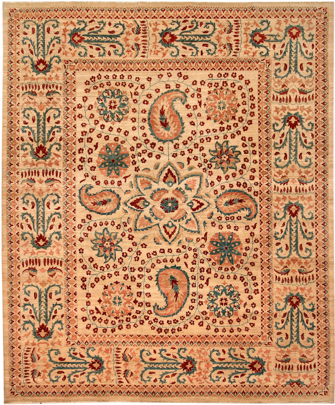 Wheat Ziegler 8' x 9' 7 - No. 53677 - ALRUG Rug Store