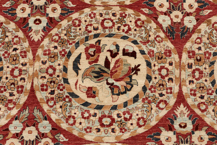 Tan Ikat 8' x 9' 10 - No. 53681 - ALRUG Rug Store