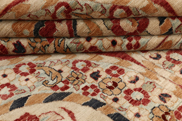 Tan Ikat 8' x 9' 10 - No. 53681 - ALRUG Rug Store