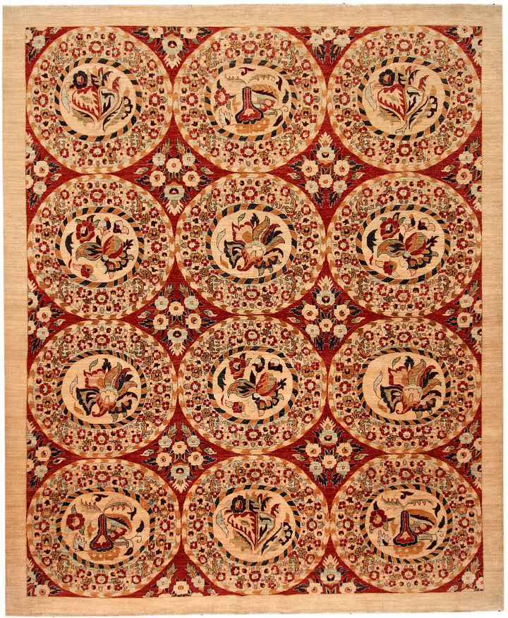 Tan Ikat 8' x 9' 10 - No. 53681 - ALRUG Rug Store