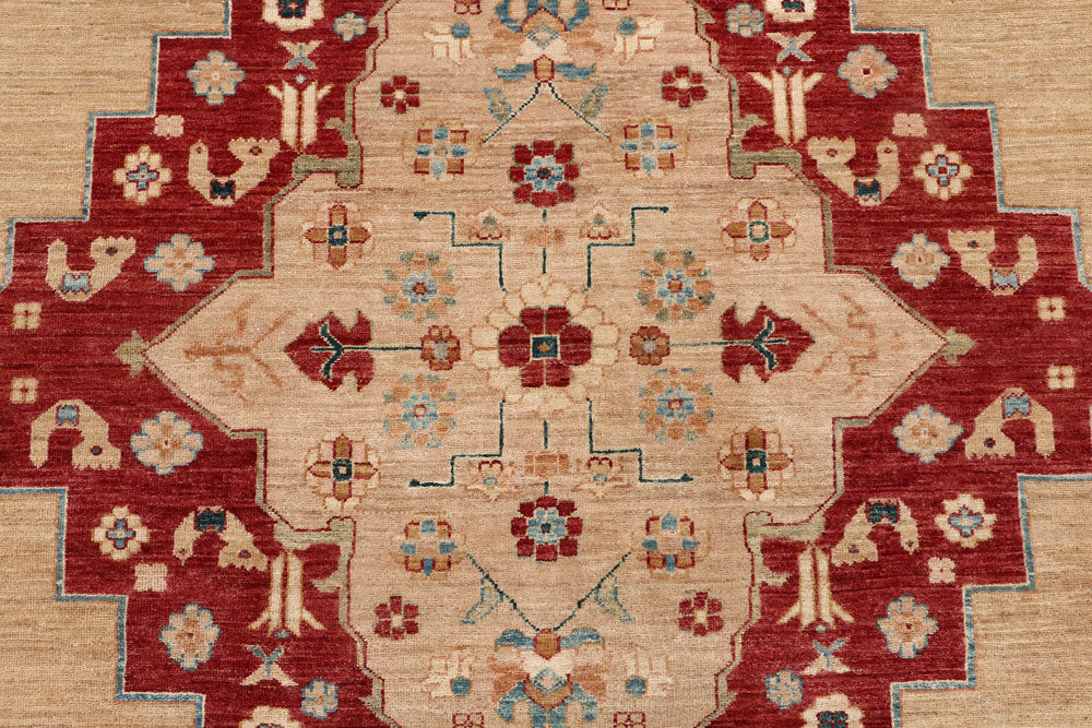 Tan Ziegler 6' 11 x 13' 10 - No. 53683 - ALRUG Rug Store