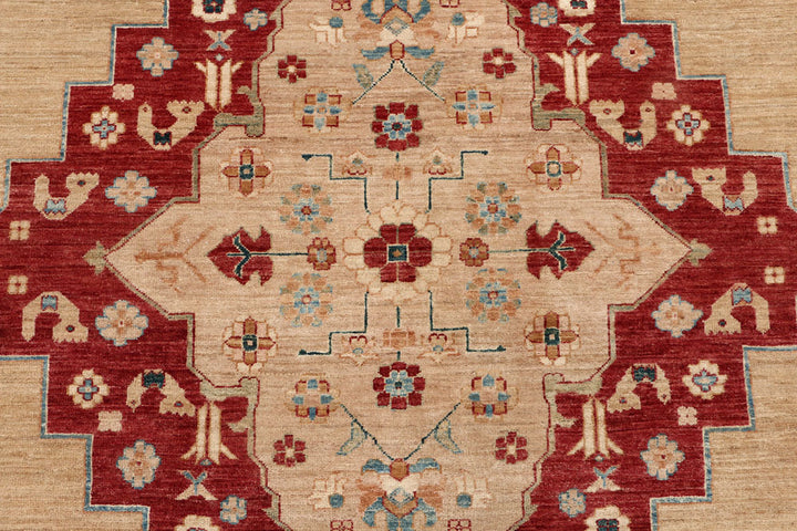 Tan Ziegler 6' 11 x 13' 10 - No. 53683 - ALRUG Rug Store