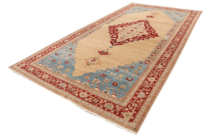Tan Ziegler 6' 11 x 13' 10 - No. 53683 - ALRUG Rug Store