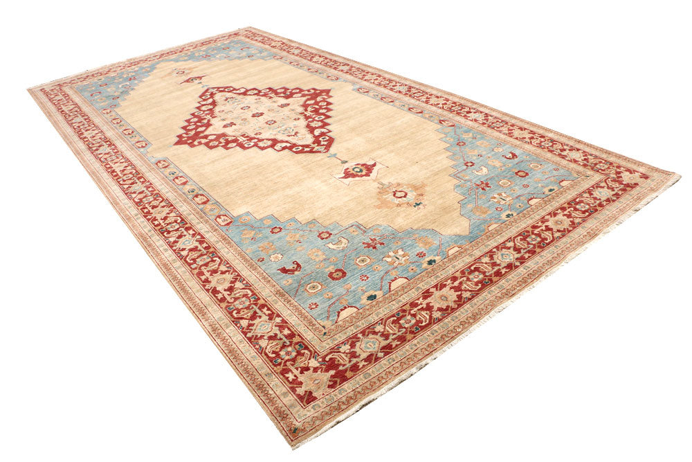 Tan Ziegler 6' 11 x 13' 10 - No. 53683 - ALRUG Rug Store