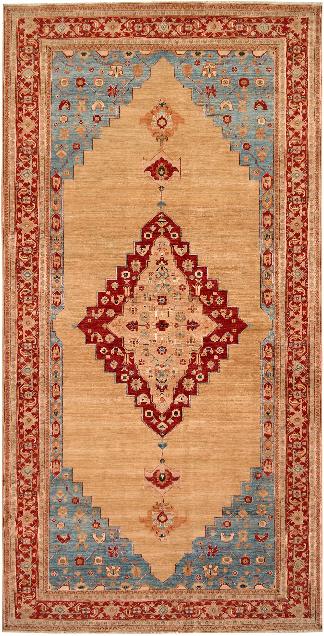 Tan Ziegler 6' 11 x 13' 10 - No. 53683 - ALRUG Rug Store