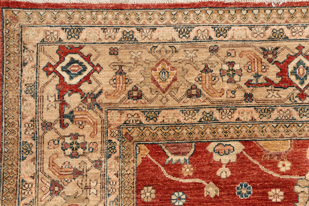 Wheat Ziegler 6' 11 x 13' 9 - No. 53684 - ALRUG Rug Store