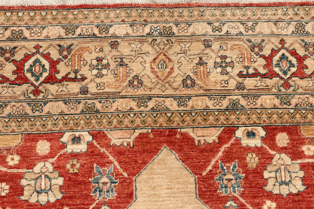 Wheat Ziegler 6' 11 x 13' 9 - No. 53684 - ALRUG Rug Store