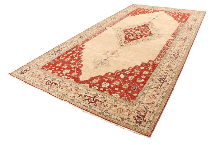 Wheat Ziegler 6' 11 x 13' 9 - No. 53684 - ALRUG Rug Store
