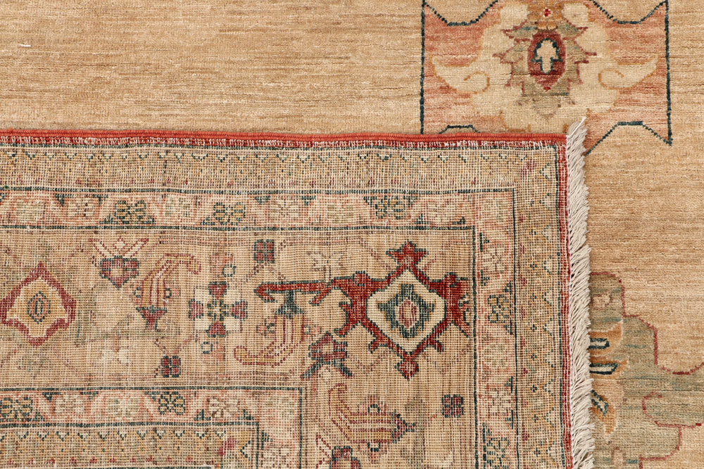 Wheat Ziegler 6' 11 x 13' 9 - No. 53684 - ALRUG Rug Store