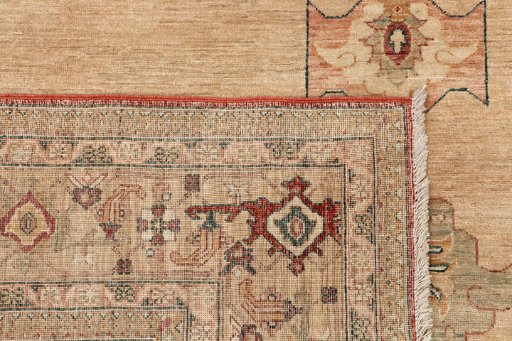 Wheat Ziegler 6' 11 x 13' 9 - No. 53684 - ALRUG Rug Store