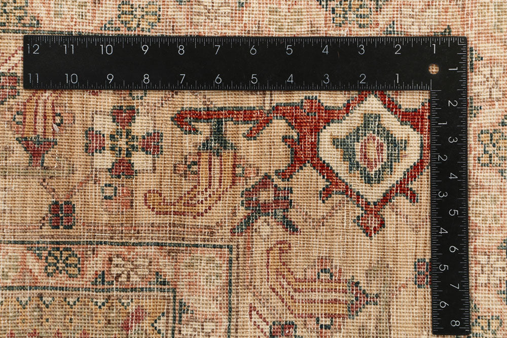 Wheat Ziegler 6' 11 x 13' 9 - No. 53684 - ALRUG Rug Store