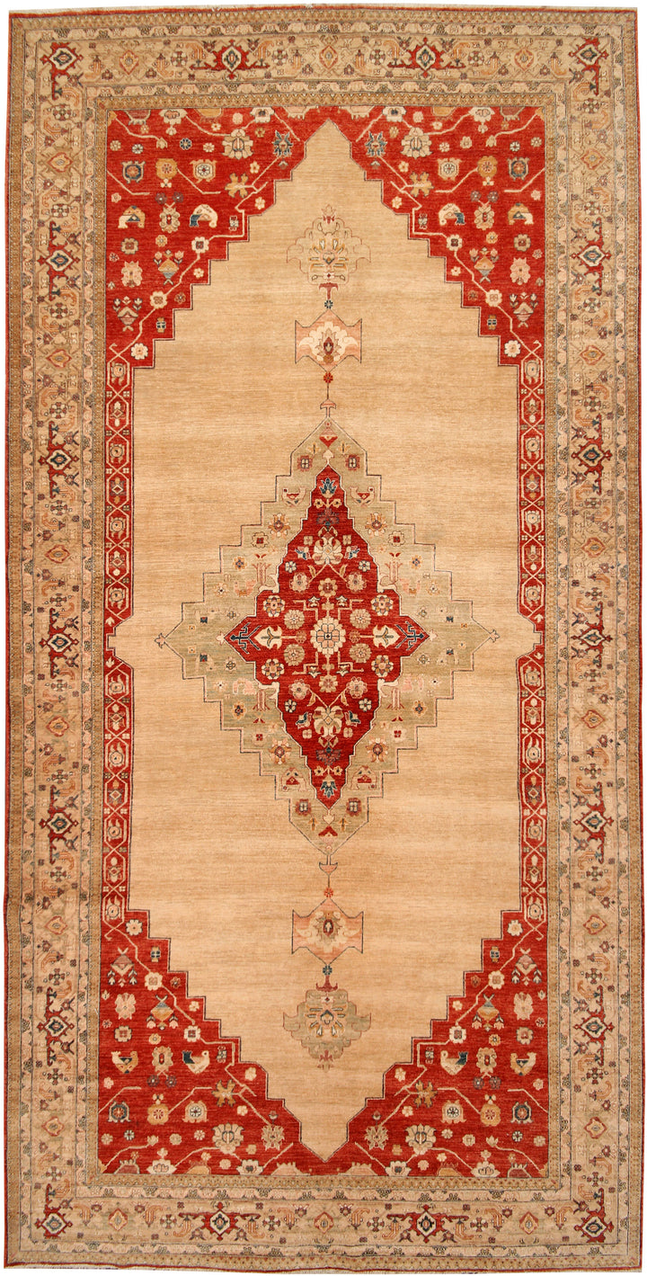 Wheat Ziegler 6' 11 x 13' 9 - No. 53684 - ALRUG Rug Store