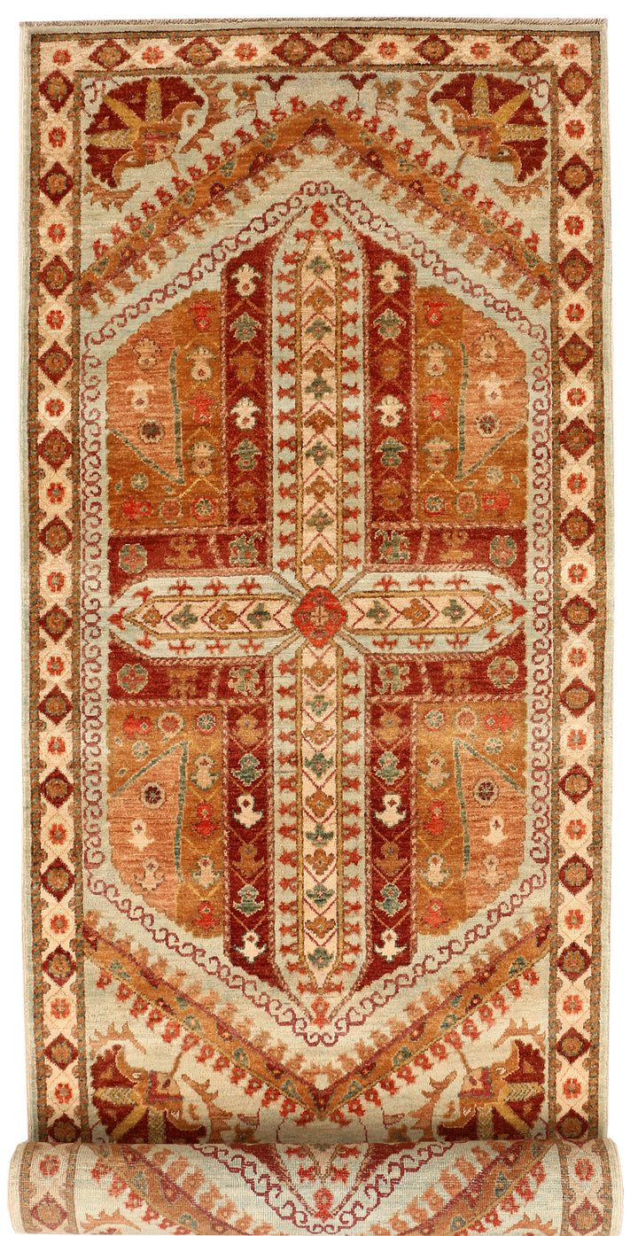 Multi Colored Ziegler 2' 11 x 11' 10 - No. 53693 - ALRUG Rug Store