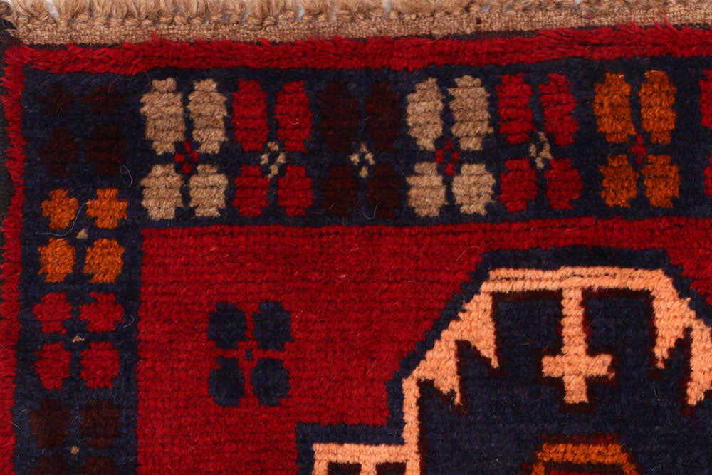 Firebrick Baluchi 2' 3 x 9' 11 - No. 53845 - ALRUG Rug Store