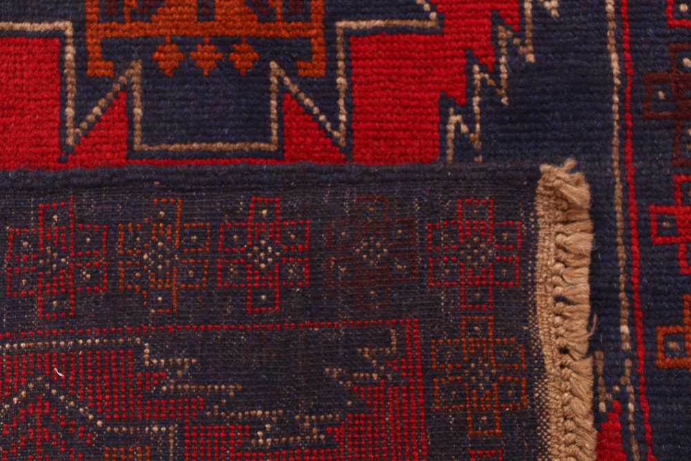 Firebrick Baluchi 2' 6 x 9' 10 - No. 53847 - ALRUG Rug Store