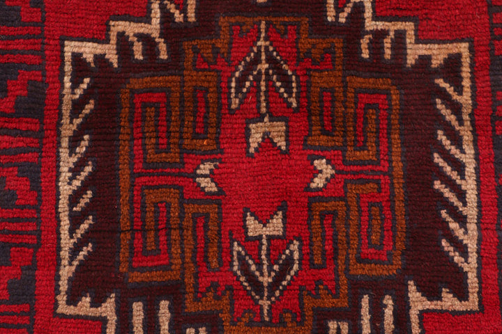 Firebrick Baluchi 2' 4 x 9' 9 - No. 53848 - ALRUG Rug Store