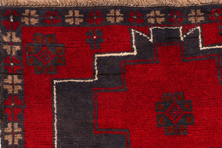 Firebrick Baluchi 2' 6 x 9' 1 - No. 53850 - ALRUG Rug Store