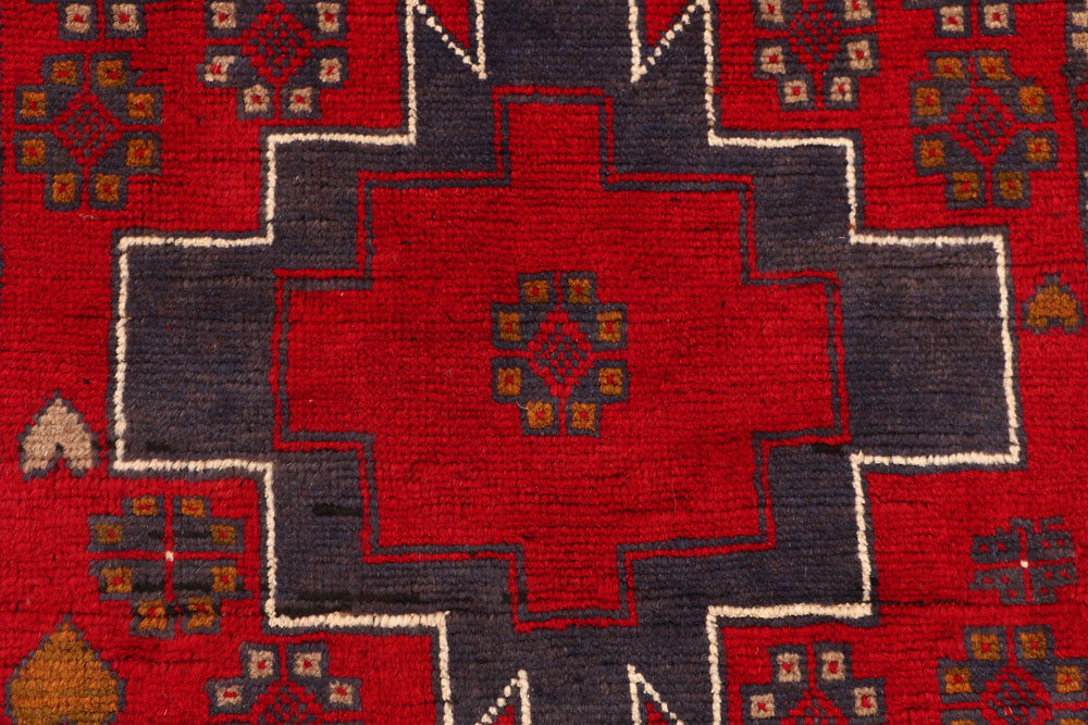 Firebrick Baluchi 2' 6 x 9' 1 - No. 53850 - ALRUG Rug Store