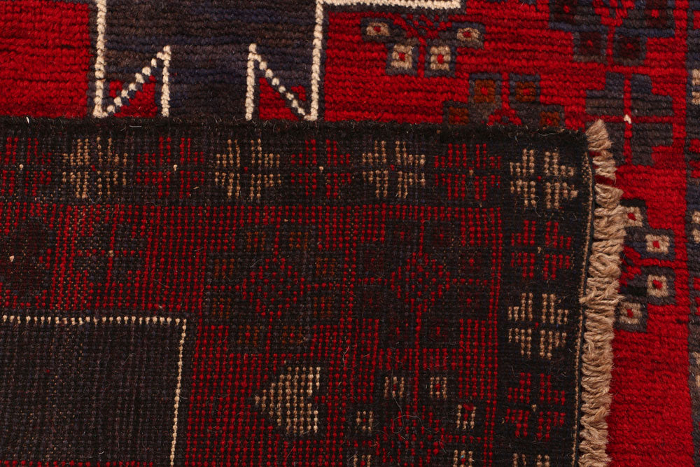 Firebrick Baluchi 2' 6 x 9' 1 - No. 53850 - ALRUG Rug Store