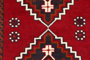 Dark Red Baluchi 2' 6 x 9' 10 - No. 53852 - ALRUG Rug Store