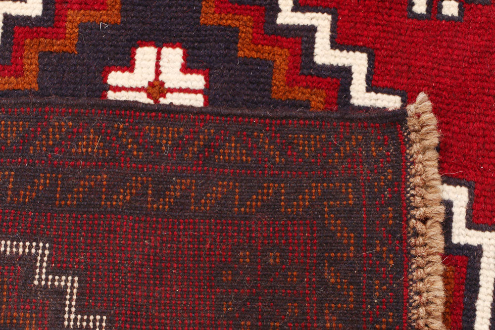 Dark Red Baluchi 2' 6 x 9' 10 - No. 53852 - ALRUG Rug Store