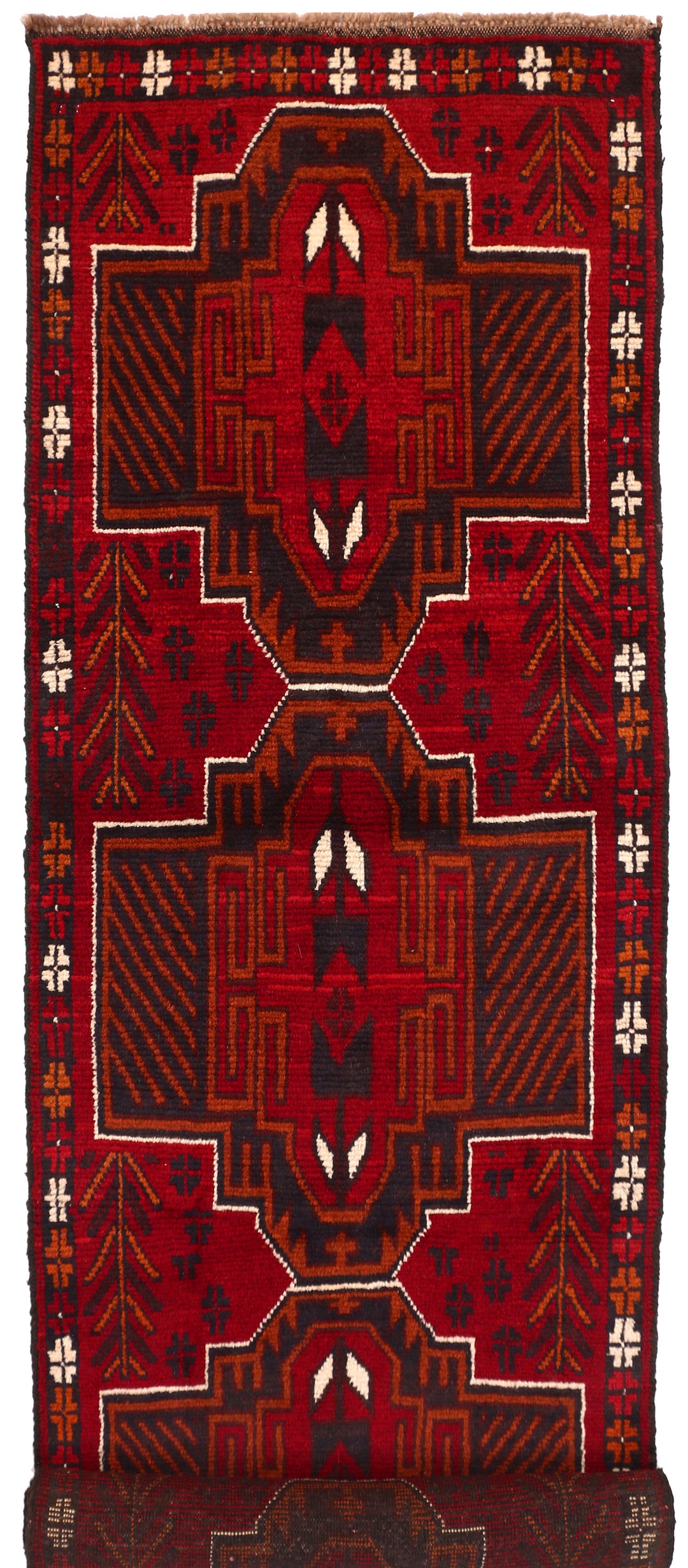 Dark Red Baluchi 2' 8 x 9' 5 - No. 53855 - ALRUG Rug Store