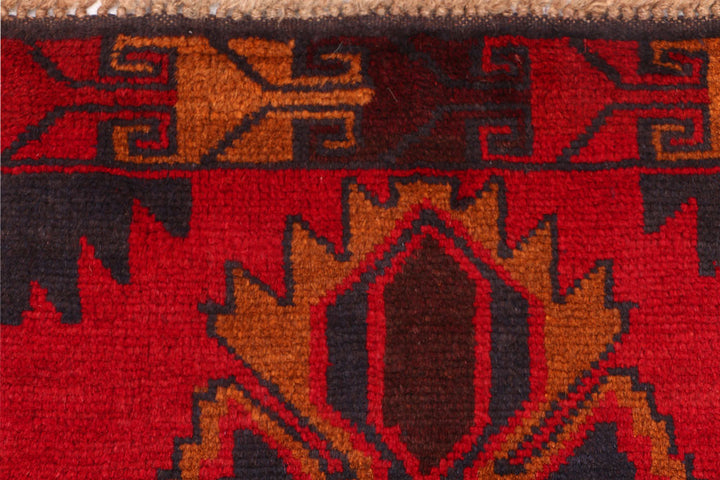 Red Baluchi 2' 6 x 9' 2 - No. 53856 - ALRUG Rug Store