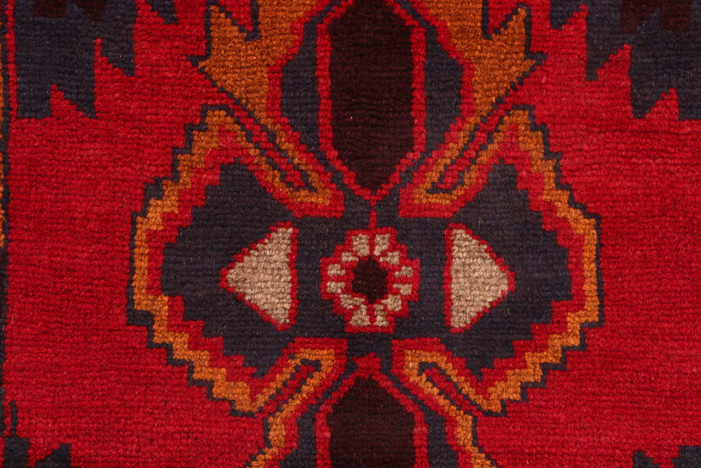 Red Baluchi 2' 6 x 9' 2 - No. 53856 - ALRUG Rug Store