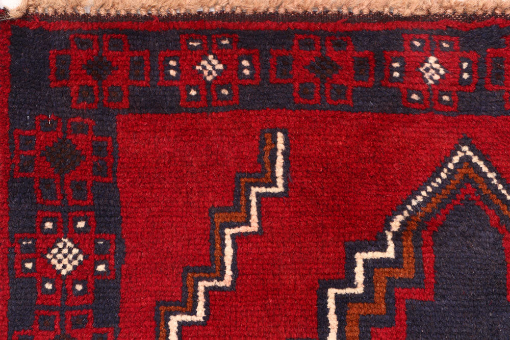 Firebrick Baluchi 2' 9 x 9' 6 - No. 53857 - ALRUG Rug Store