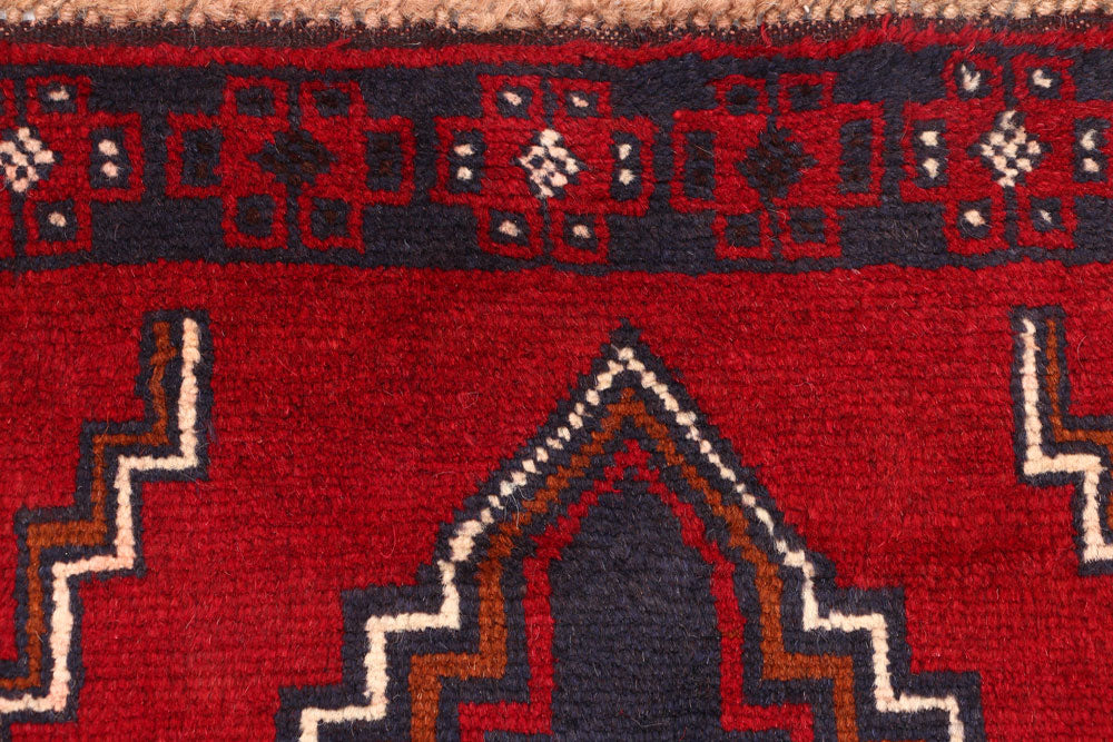 Firebrick Baluchi 2' 9 x 9' 6 - No. 53857 - ALRUG Rug Store