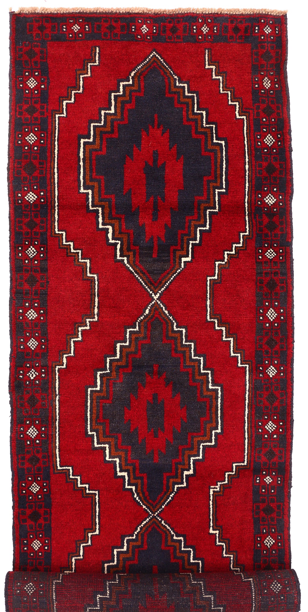 Firebrick Baluchi 2' 9 x 9' 6 - No. 53857 - ALRUG Rug Store