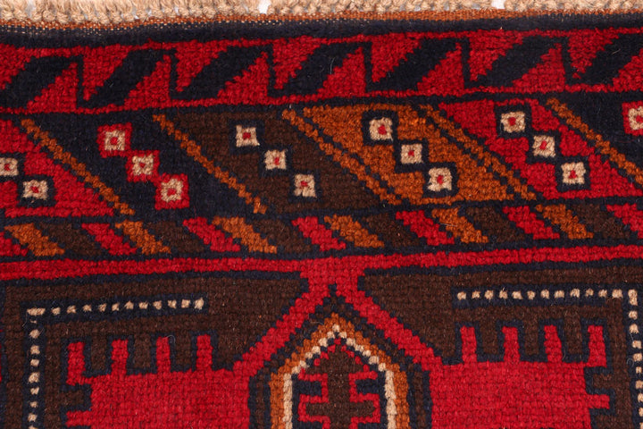 Multi Colored Baluchi 2' 4 x 9' 8 - No. 53858 - ALRUG Rug Store