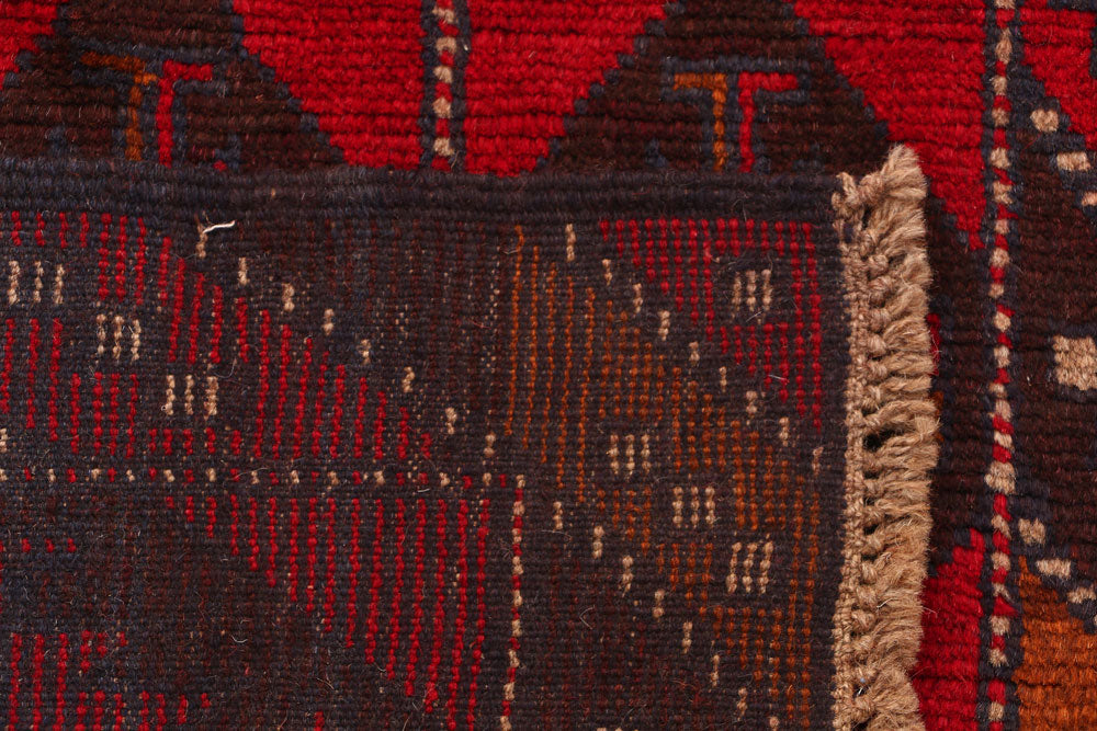 Red Baluchi 2' 4 x 9' 8 - No. 53859 - ALRUG Rug Store