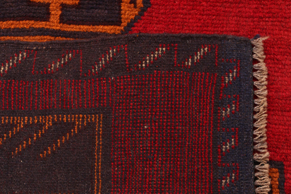 Firebrick Baluchi 2' 6 x 9' 7 - No. 53861 - ALRUG Rug Store