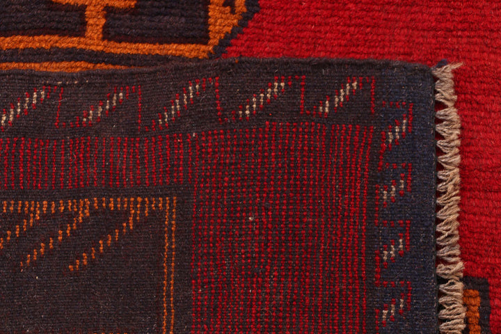 Firebrick Baluchi 2' 6 x 9' 7 - No. 53861 - ALRUG Rug Store