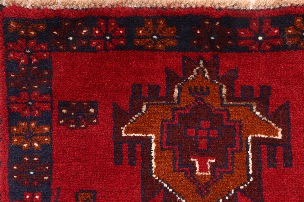 Firebrick Baluchi 2' 5 x 9' 6 - No. 53862 - ALRUG Rug Store